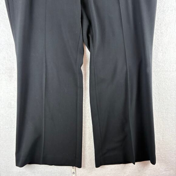 Chico's Wide Leg Dress Pants Women's 3/XL Short Black Stretch Career Office READ - Picture 2 of 11